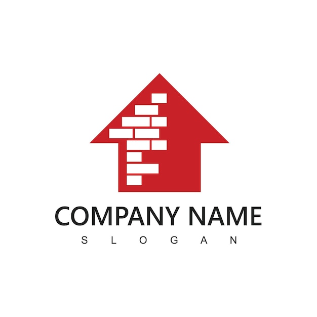 House Logo For Real Estate Agency Realtor or Property Management Company