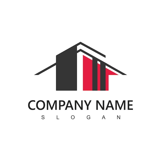 House Logo For Real Estate Agency Realtor or Property Management Company