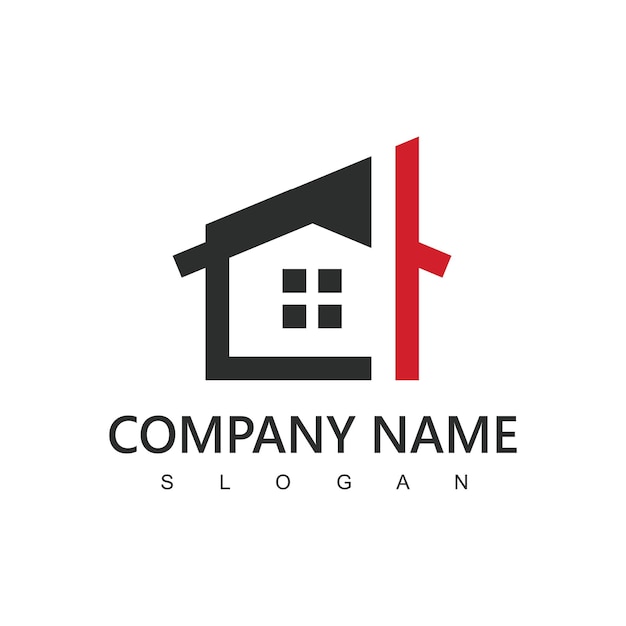 House Logo For Real Estate Agency Realtor or Property Management Company