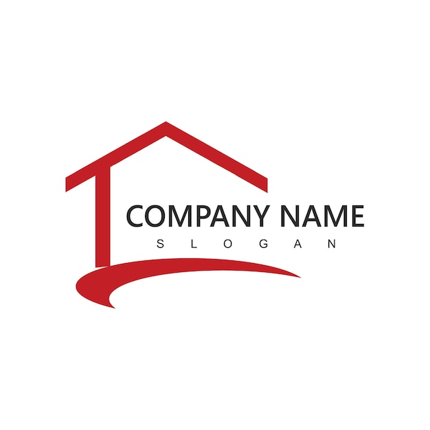 House Logo For Real Estate Agency Realtor or Property Management Company