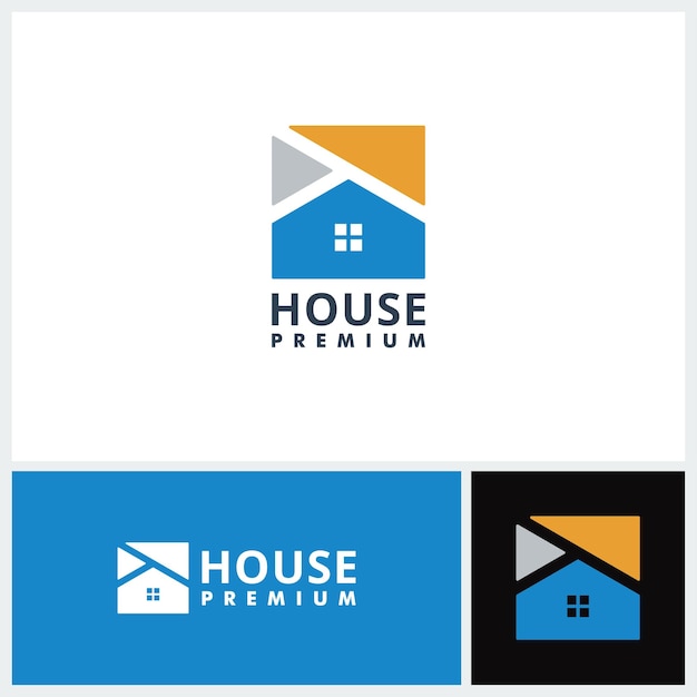 House logo template home buildings icon logotype vector