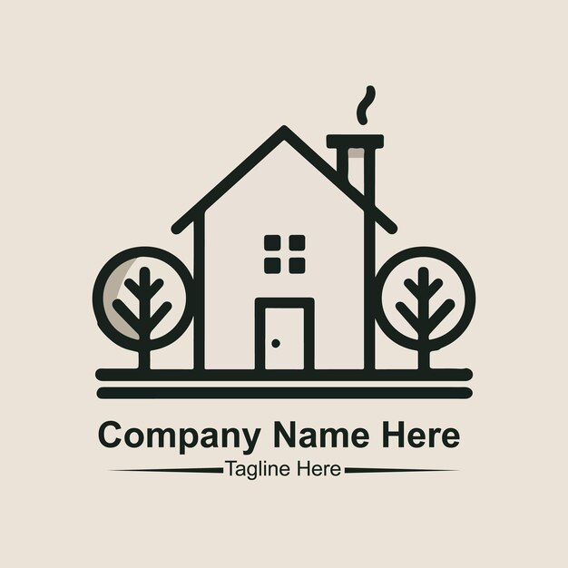 House Logo Template simple