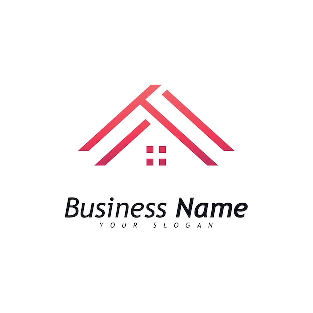 House logo vector template Creative Real estate and house building icon logo Template