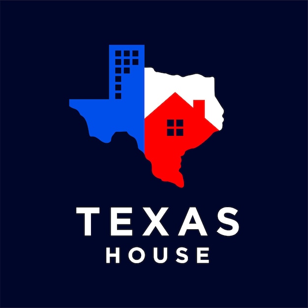 House logo with texas concept