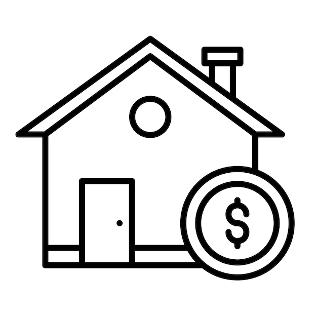 House Money Vector Illustration Style