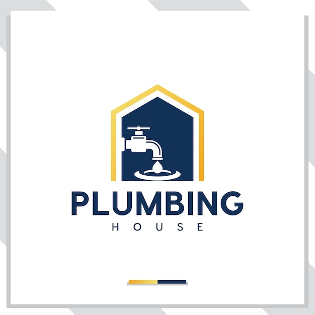 House plumbing ,service , logo design inspiration