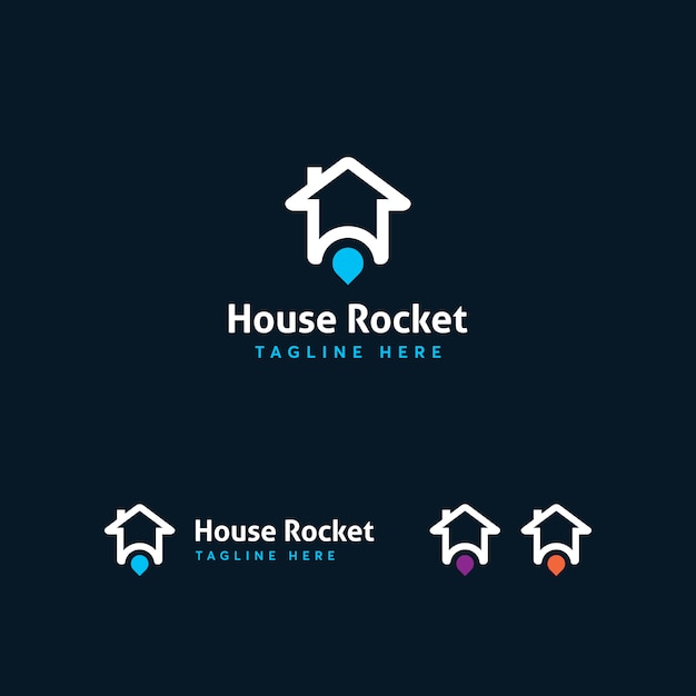 House Rocket Logo template