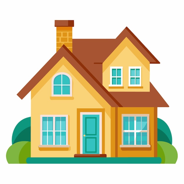 House vector art or Garden house clipart