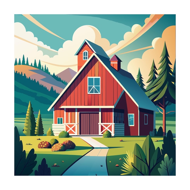 Vector house vector illustration