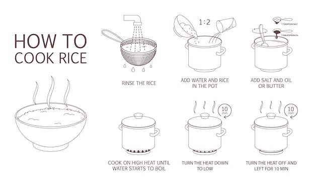 How to cook rice with few ingredients easy recipe.