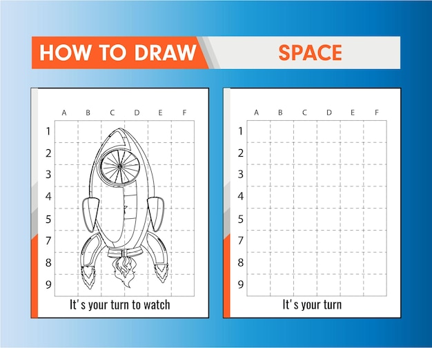 How to Draw Space Coloring Pages for Kids