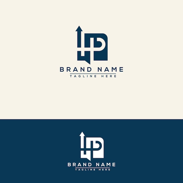 HP logo Design Template Vector Graphic Branding Element.