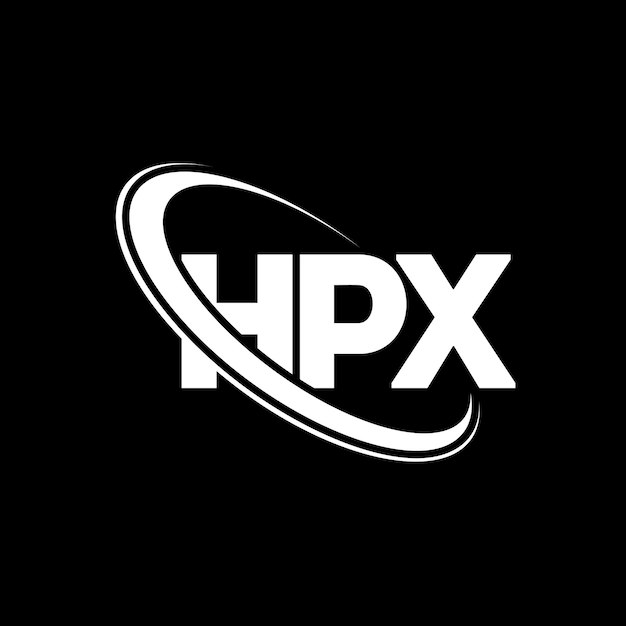 HPX logo HPX letter HPX letter logo design Initials HPX logo linked with circle and uppercase monogram logo HPX typography for technology business and real estate brand