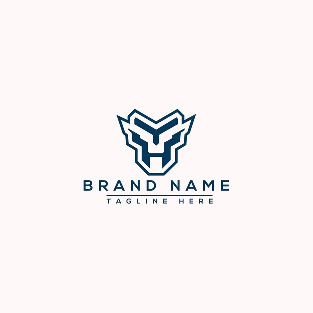 HT Logo Design Template Vector Graphic Branding Element