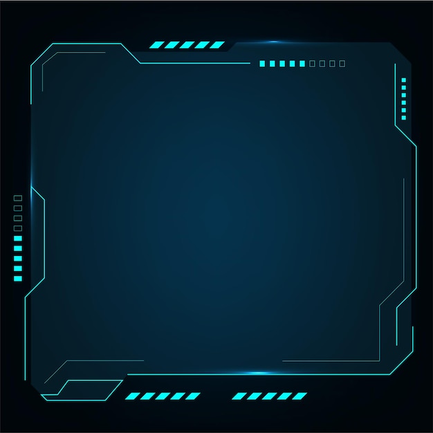 Hud elaments, Futuristic Elements User Screen Monitor Interface Vector Illustration