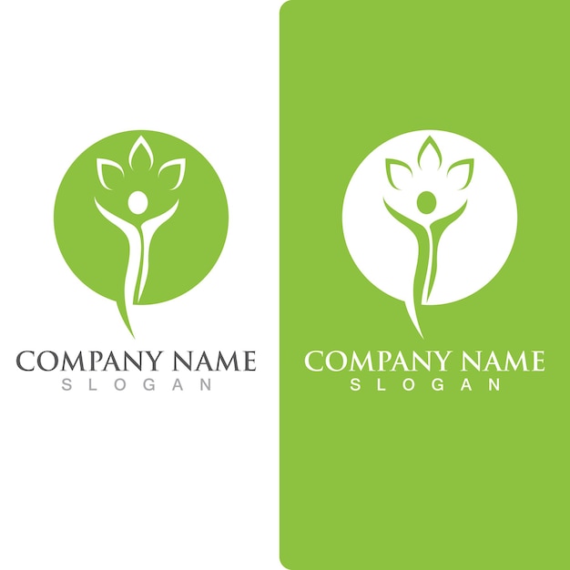 Human character logo sign illustration vector design