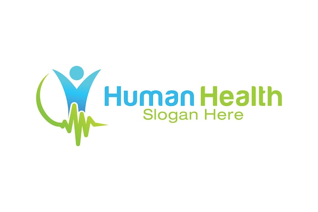 Human Health logo design template