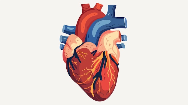 Vector human heart health disease and attack icon vector