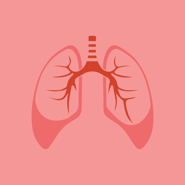 Human lungs icon vector illustration design