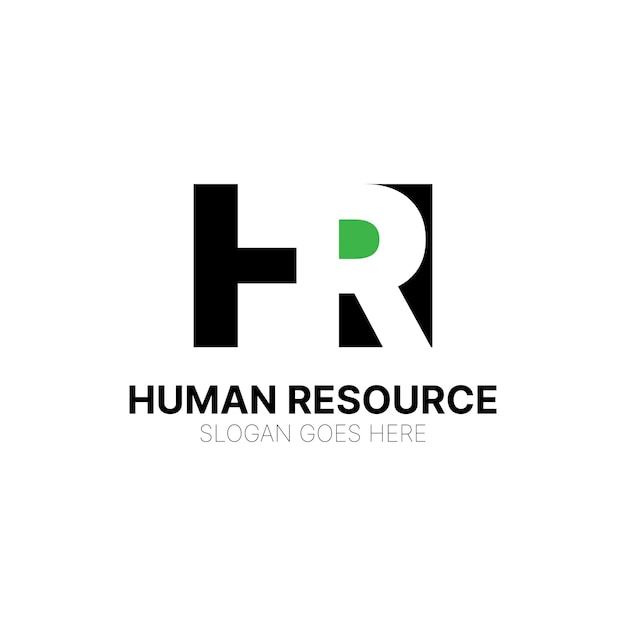 Human resource logo design inspiration. vector illustration