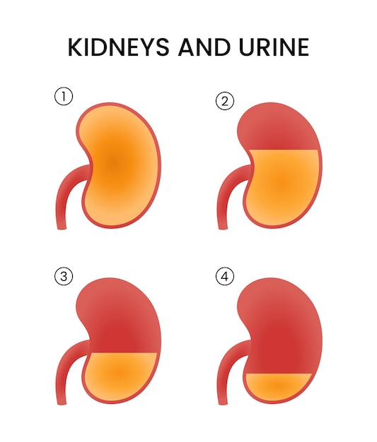 Vector human urinary tract system vector