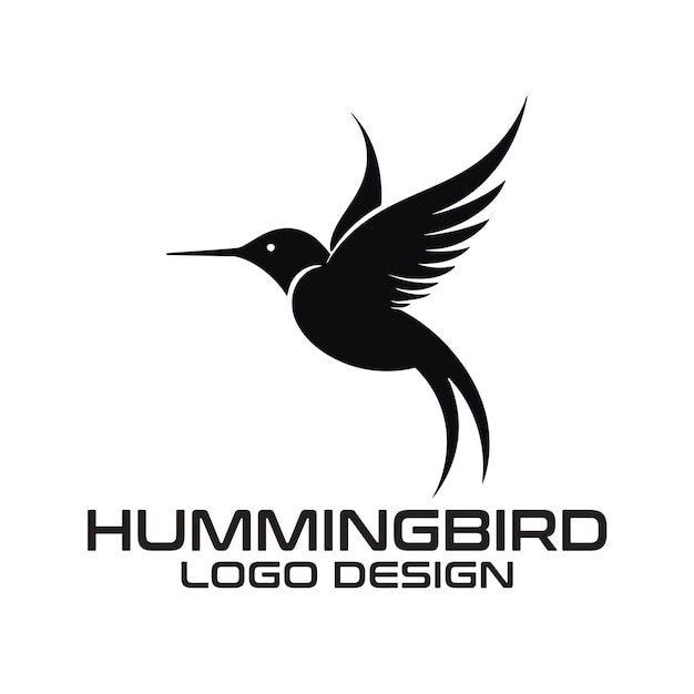 Hummingbird Vector Logo Design