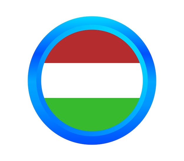 Hungary flag illustrated