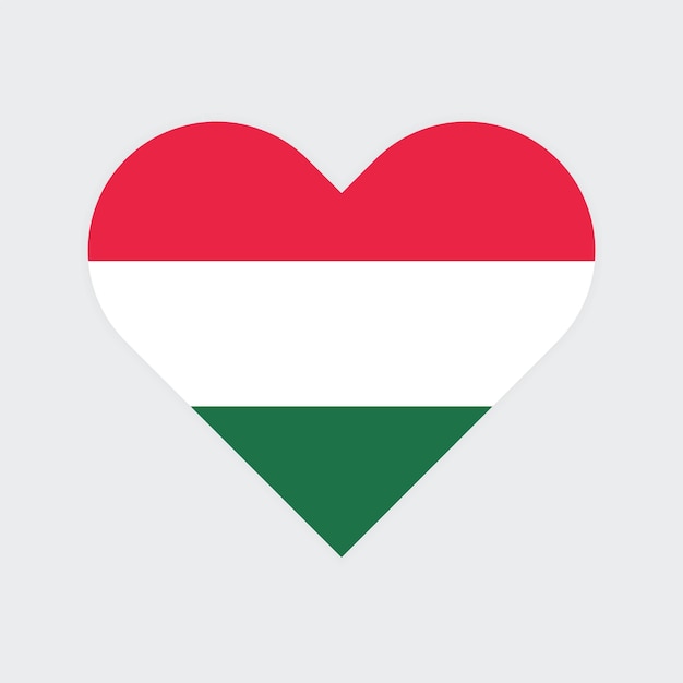 Hungary Heart flag