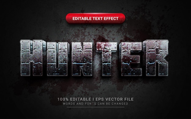 Hunter text effect