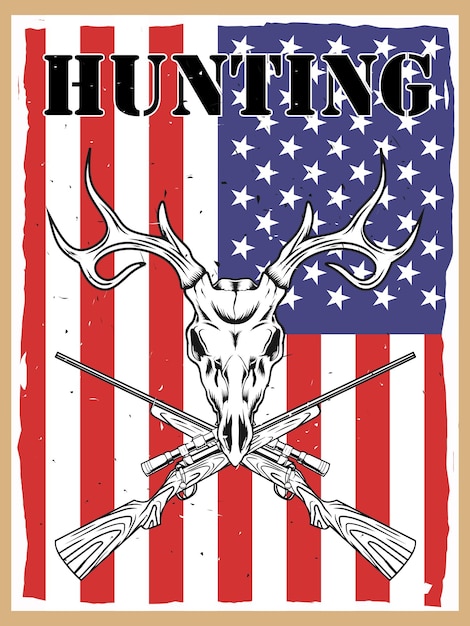 hunting poster design