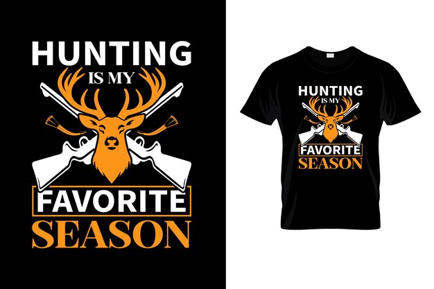 Vector hunting t shirt design template vector for hunting lover