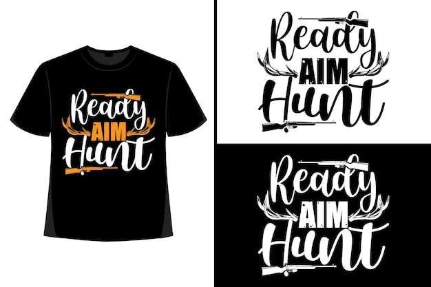 Hunting t shirt design vector Hunt t shirt design hunting t shirt deer hunting vector outdoor