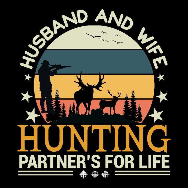 Hunting t shirt design