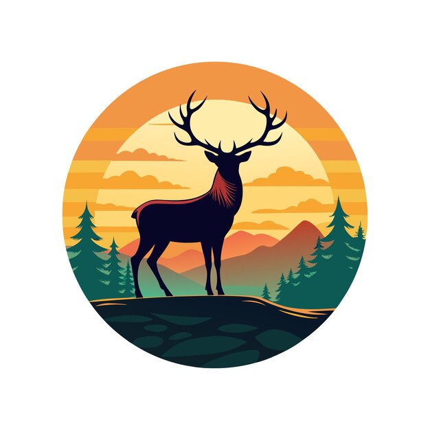 Hunting Tshirt Design Hunting Vector Illustration Hunting Design