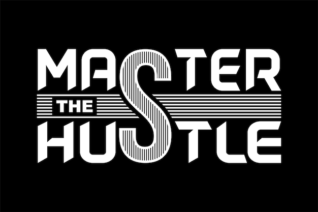 HUSTLE typography t-shirt design inspiration.
Can be printed on t-shirts, mugs or other media.