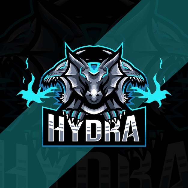 Hydra mascot logo esport template