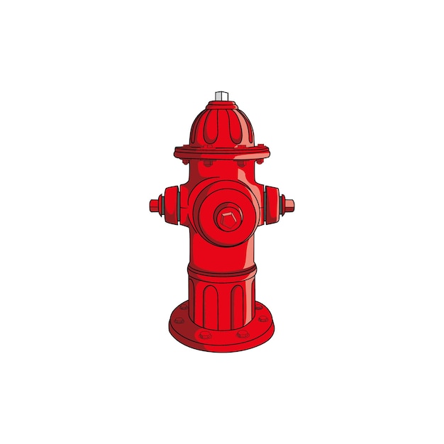 hydrant vector illustration. fire extinguisher sign and symbol.