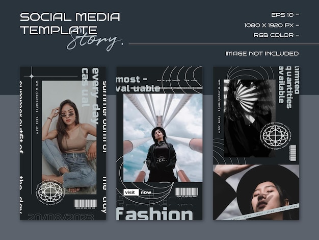 Hype social media story template