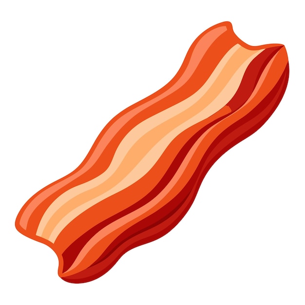 Hyperrealistic closeup of crispy bacon strips with glistening fat and perfect grill marks