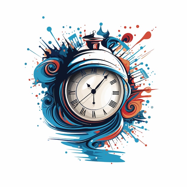 Hypnosis_clock_vector_concept_white_background