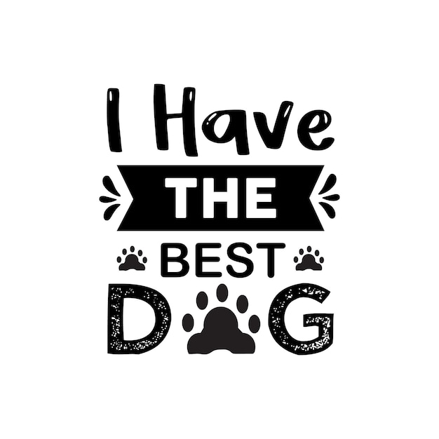 I have the best Dog illustration with funny phrases or lettering handdrawn inspirational quotes