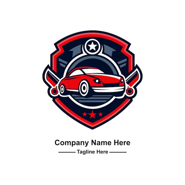 Vector i have to expensive car service logo