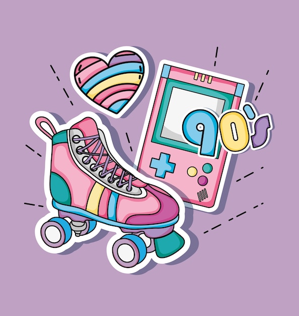 I love 90s cartoons skate and tetris 