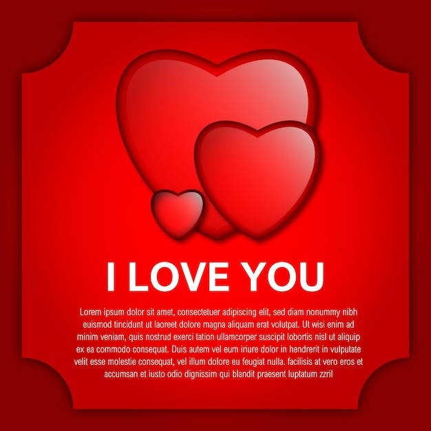 I love you card