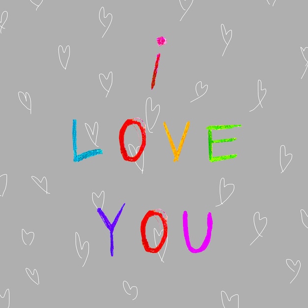 I love you card