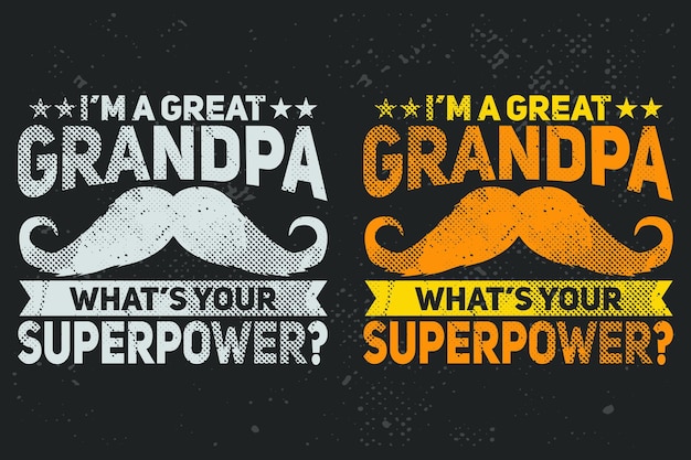 i'm A Great Grandpa What's Your Superpower Tshirt