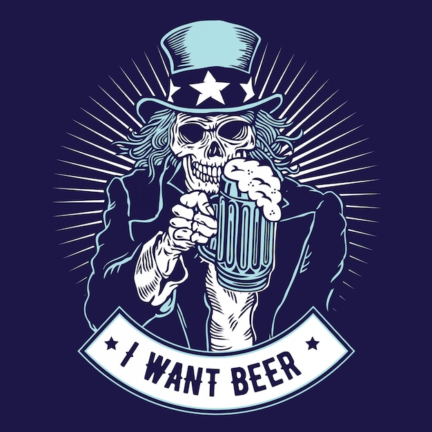 I Want Beer - Uncle Sam