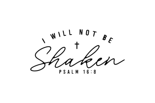 Vector i will not be shaken