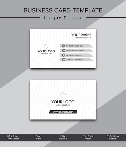 I will do stunning luxury business card design with multiple concepts