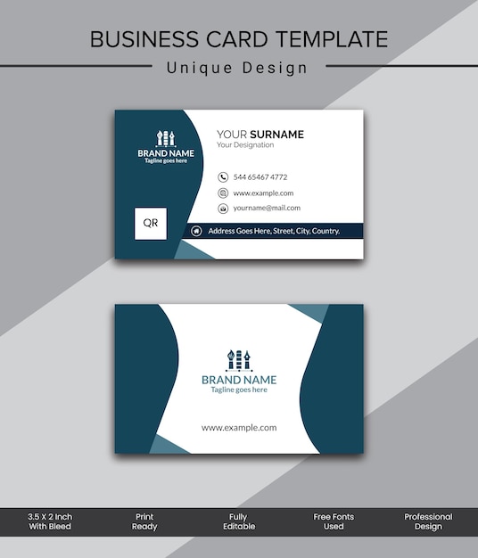 I will do stunning luxury business card design with multiple concepts